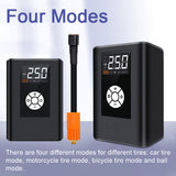 120W 40L/min 2.5 Inch Digital Display Screen Cordless Car Air Pump Car Bicycle Tire Air Pump Portable Cordless Electric Air Pump