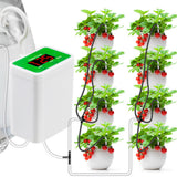 Solar Automatic Watering Pump Controller Timing Watering Irrigation System Flowers Plants Sprinkler Drip Irrigation USB Charging