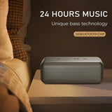 Portable 12W Stereo Bluetooth 5.0 Speaker Super Bass IPX7 Waterproof 24 Hours Playback Time Wireless Stereo