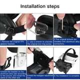 For DJI FPV Drone Goggles Head Strap Holder Hole Adjustable Head Strap for DJI FPV Glass V2 VR Goggles Accessories