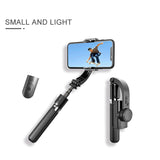 Bluetooth Handheld Gimbal For Smart Phone Camera Single Axis whit Remote Control Video Shooting Stabilizer Telescopic Tripod