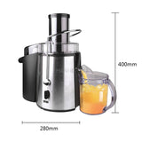 2000ML Juicer Household Automatic Large Diameter Juicer Residue Juice Separator Automatic Orange Juicer Machine Mixer 850W
