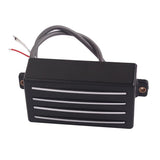 Quad Hot Rails Humbucke Pickup For Electric Guitar/ Cigar Box Guitar - Black