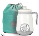 220V 400ML Household Electric Slow Stewing Pot Mini Portable Ceramic Electric Boiling Water Cup Mini Hot Pot EU/AU/UK/US