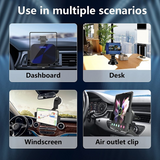 15W fast charging car Qi wireless charger folding screen mobile phone holder for Samsung Galaxy Z folding 3 2 iPhone 13 12 Max