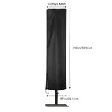 Waterproof Oxford Cloth Outdoor Sunshade Umbrella Cover Garden Weatherproof Patio Cantilever Parasol Rain Cover Accessories