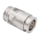 1.5"TC Compact Sight Glass 50.5mm 1.35"ID 3.5"OAL Stainless Steel 316 Sanitary Sight Glass Tri Clover Type Homebrew Hardware