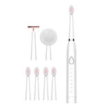 3-In-1 Electric Toothbrush 5 Ways Facial Massage Washing Brush Multifunctional Oral Whitening Cleaner