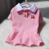 2021 New Summer Dog Dress Cat Puppy Skirt Small Dogs Clothes Yorkie Poodles Maltese Chihuahua Shih Tzu Pomeranian Pet Clothing