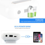 35000RPM Rechargeable Nail Drill Machine 7500mAh Power Bank Manicure Nail Polisher UV Gel Nail Removal Drill Nail Equipment