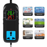 MH-2000 Microcomputer temperature Controller LED Display Socket Breeding Thermostat Thermocouple Thermostat AC 90V~250V 40% off