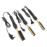 80W Comb Straightener  Electric Hair Straightener Hair Curler Wet Dry Use Hair Curler Flat Irons Hot Heating Comb For Hair