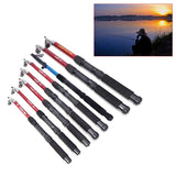 Fishing Rod Fiberglass Casting 1.5-4.5m Tackle Telescopic Spinning Portable