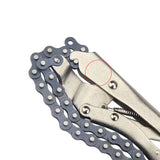 10 inch Chain Vise Clamp Plier Locking Grip Wrench Oil Filter Pipe 16.5 inch Chain Length