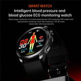 E420 Smart Watch Intelligent Blood Glucose Heart Rate Men Women Body Temperature ECG Health Monitor Smartwatch