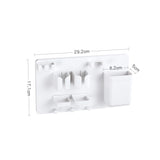 Multifunction Toothbrush Holder Shaver Hook Dustproof Sticky Suction Wall for Bathroom Organizer Storage Rack Accessories