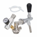 Beer Keg Regulator Corrosion Resistance Stainless Steel Beer Keg Dispenser Odorless for Restaurant
