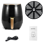 Air Fryer 4.5L 1400W Electric Air fryer Oven 360°Baking LED Touchscreen Deep Fryer without Oil Multifunction Airfryer 110V/220V
