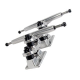1 Pair Double Floor Longboard Trucks 7 Inch Skateboard Bracket Trucks Gravity Casting Tech