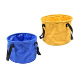 2 Piece PVC Collapsible Fishing Bucket Outdoor Camping Fish Water Bucket 30L