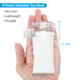 Portable Nebulizer Machine Inhaler Health Care Ultrasonic Atomizer Mist Unisex Adult Kids For Home Daily Use Steaming Tool USB