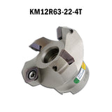 MZG KM12R50-22-4T KM12R63-22-4T KM12R80-27-5T Feeding Alloy End Mill Clamped Fast Face Milling Cutter Machine Tools Accessories