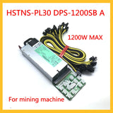 DPS-1200SB A 1200W 6Pin Switching Mining Power Supply Power Switch Graphics Card Power Board 64 Pin To 12 6Pin To 8Pin