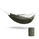 Multifunctional Hammock Underquilt Winter Warm Hammock Under Blanket Poncho for Outdoor Camping Traveling Swing With Bag