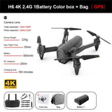 H6 Drone 4K HD Dual Camera 2.4G 5G WiFi FPV Fixed Height Remote control  Foldable Mini Quadcopter RC Camera Drones USB cable