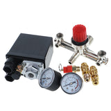 REGULATOR HEAVY DUTY Air Compressor Pump Pressure Control Switch + Valve Gauge 4X7A