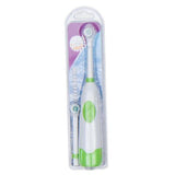 1 Set Electric Toothbrush With 2 Brush Heads Battery Operated Oral Hygiene No Rechargeable Teeth Brush For Children