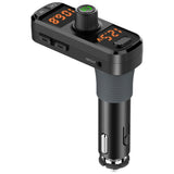 New BC70 Car MP3 Bluetooth Receiver FM Transmitter Atmosphere Light Dual Screen Display PD+QC3.0 Accessories Supplies 1PCS