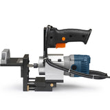 Trimming Machine 2 In 1 Slotting Bracket Invisible Fasteners Wardrobe Cupboard Panel Punch Locator Wire Rail Woodworking Tools