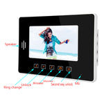 Hot 7" video intercom system doorbell night vision IR 700tvl door camera waterproof unlock for home apartment video door phone
