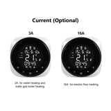 Tuya Wifi Smart Thermostat Digital Temperature Controller APP Control LCD Touch Screen Week Programmable Energy Saving