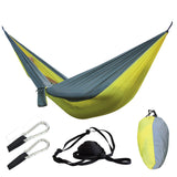 Outdoor Portable Camping Parachute Sleeping Double Hammock Garden Swing Hamac Hanging Chair Flyknit Hamaca Rede Amaca DC12