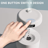 Anti-Gravity Humidifier 800ml With Clock Water Drop Backflow Aroma Diffuser Aromatherapy Novelty Night Light for Room Office