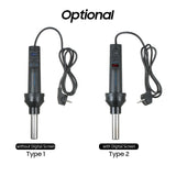 Heat Gun 420W Hot Air Gun Adjustable Temperature &amp;amp; Air Flow Industrial Heat Gun for DIY Craft Heat Shrinkage Drying Paint