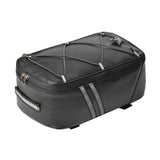 8L Storage Luggage Cycling Accessories With Rain Cover Travel PU Leather Pannier Bike Bag Rack Rear Carrier Trunk Large Capacity