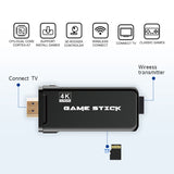 DATA FROG 4K HD Video Game Console with Wireless Controller For PS1/GBA Emulators Classic Retro TV Game Console 10000 Games