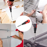 Cordless Screwdriver 3.6V 900MAh Li-Ion Battery USB Charging Portable Power Screwdriver with LED Work Light