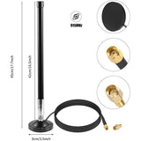 Waterproof 5.8Dbi Magnet Base Mount 915Mhz Lora Fiberglass Antenna With 10Ft Cable For Helium Hotspot RAK RAK2 Nebra