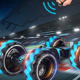 RC Car 4WD Radio Control Stunt Car Gesture Induction Twisting Off-Road Vehicle Drift RC Toys With Light & Music for Kids Gift