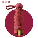 Light Sun Umbrella Female Anti-UV Sunshade Umbrella Pocket Sunscreen Umbrella Portable Mini 18cm Umbrella Paraguas Modis Adults