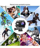 Action Camera Ultra HD 4K 60fps WiFi 24MP 2.0 Inch 170D Underwater Go Waterproof Pro Helmet Video Recording Camera Sport Cam