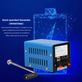 Hand Crank Generator USB Charger High Power Dynamo for Outdoor Camping Traveling Survival Electrical Equipment