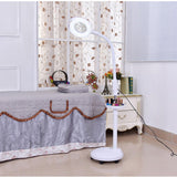 16X Professional LED Lamp Magnifying Glass Cold Operation Floor Shadowless Lamp Magnifier for Beauty Salon 220V