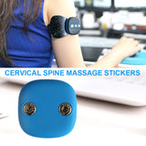 Mini Neck Massager Electric Butterfly Design Muscle Stimulator Back Cervical Massager for Shoulder Waist Arm Pain Relief