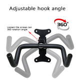 Dropship-Bike Wall Mount Durable Adjustable Bicycle Storage Holder Rack Cycling Accessory for Hang Road Mountain or Hybrid Bikes