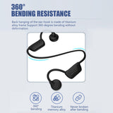 Bone Conduction Headphones 32GB MP3 Player Wireless Adjustable Bending Resistance Earphone Waterproof Sports Headset